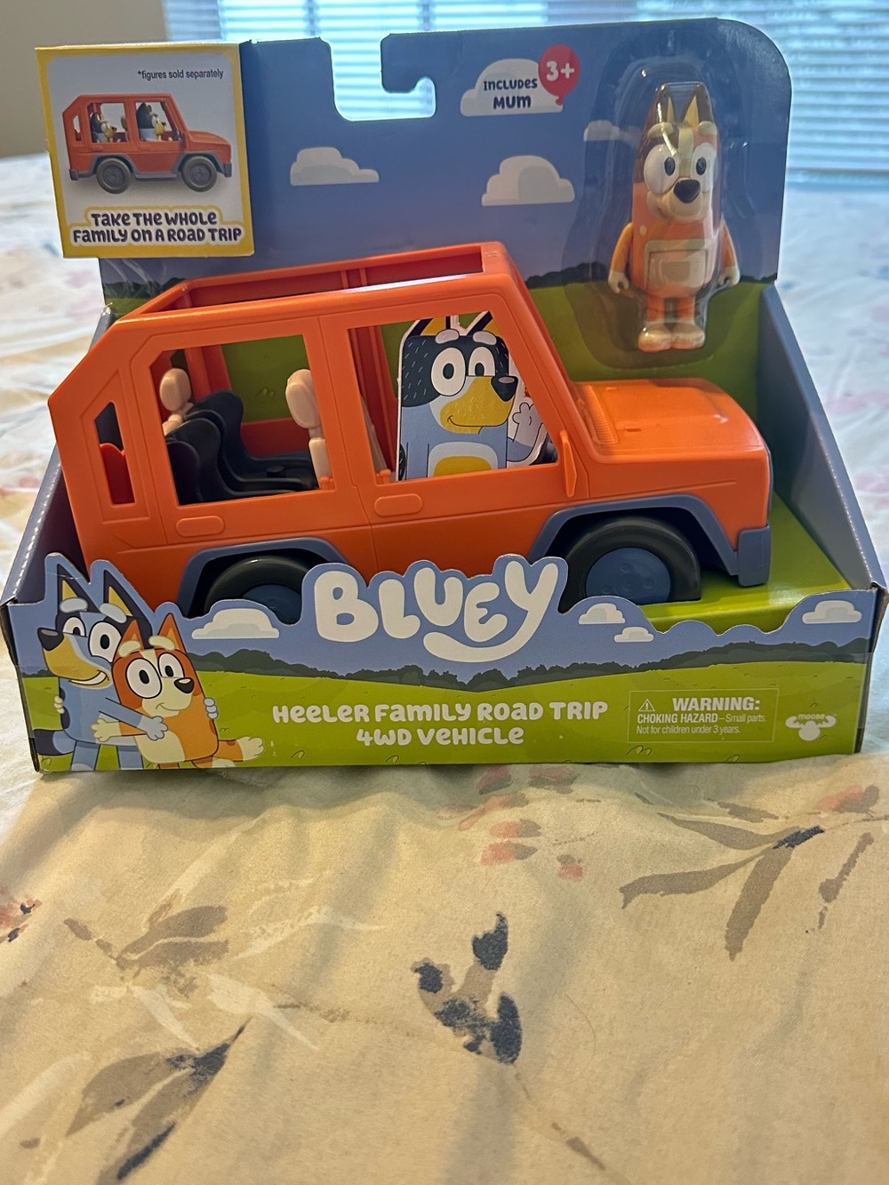 Bluey Heeler Family Road Trip 4WD Vehicle - Orange